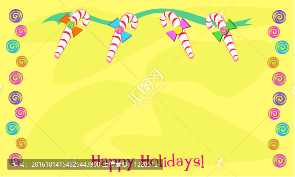圣誕糖果和螺旋結(jié)構(gòu)