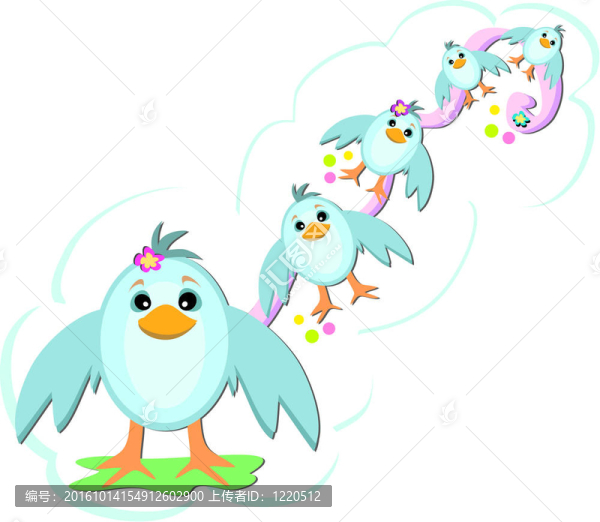 一股藍(lán)色的鳥