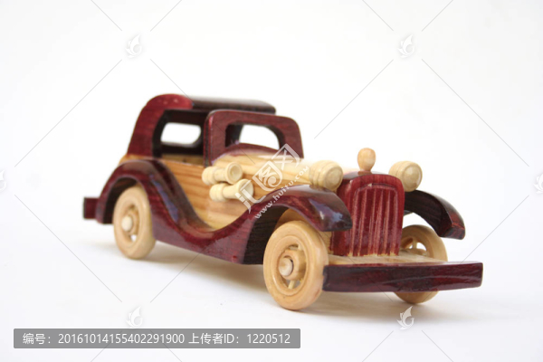 木制玩具復(fù)古車