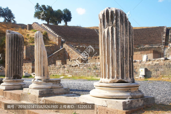 阿斯克雷皮翁在土耳其Pergamon；