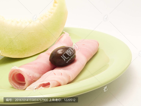甜瓜和火腿