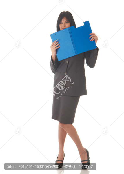 美麗的黑發(fā)女商人
