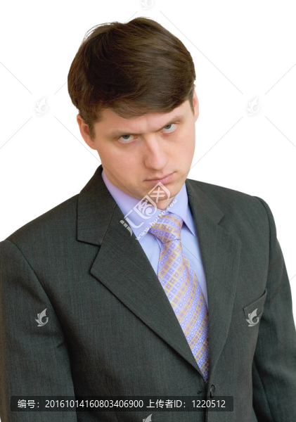 襯衫上的商人；領(lǐng)帶和夾克