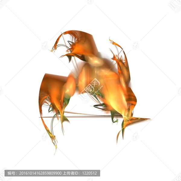 白色數(shù)字分形