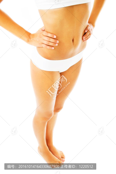 美麗的女性身體。
