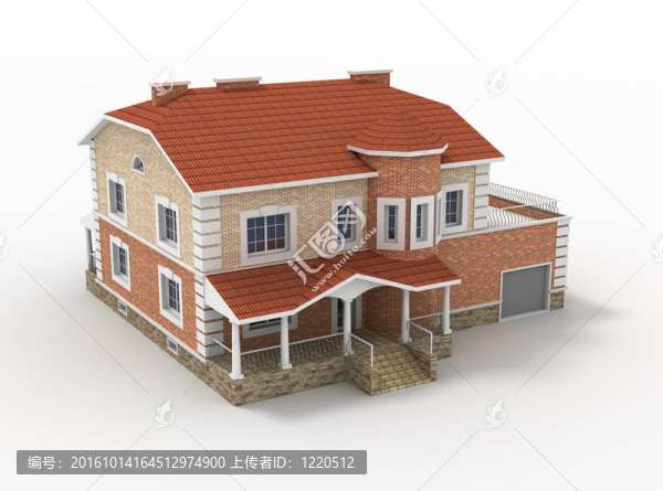 住宅三維模型渲染