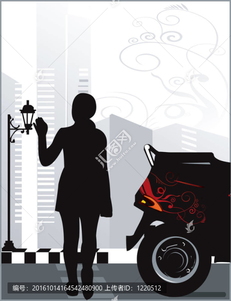 女的來騎自行車