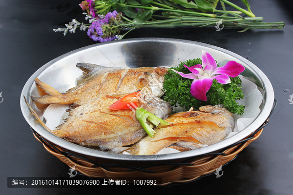 香煎白鯧魚