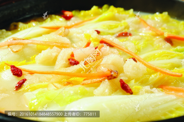 翅湯娃娃菜