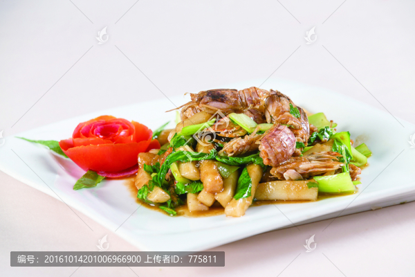 蝦菇炒年糕