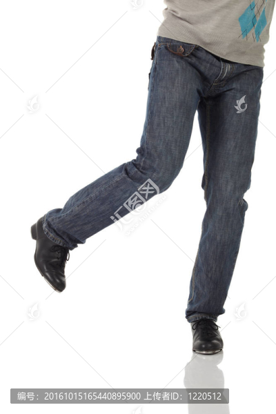 單一的踢踏舞者