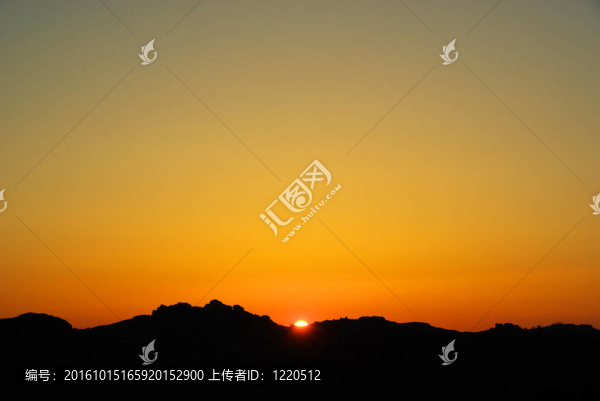 在山上的日出05