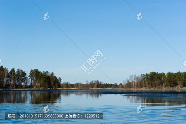 武克希河春景
