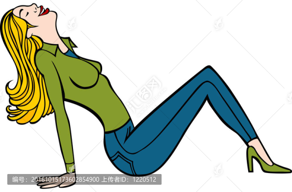 笑的女孩
