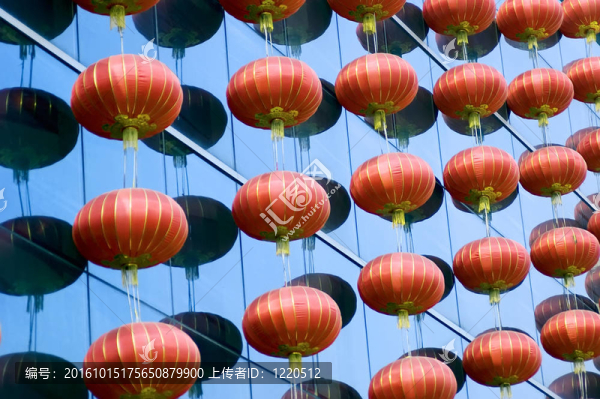 中國紅燈籠簇