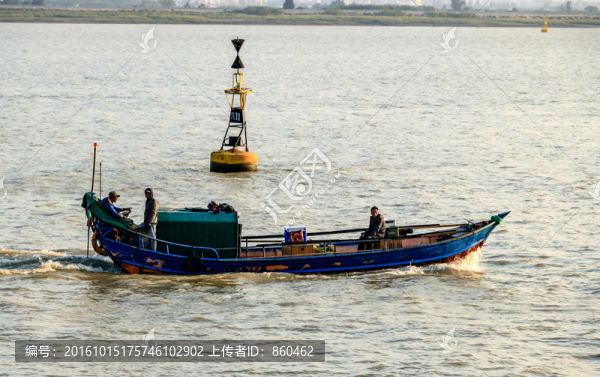 漁船,捕魚(yú),船,江面,江上