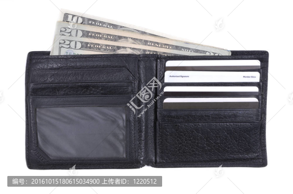 Black,Wallet與暴露的美國現(xiàn)金