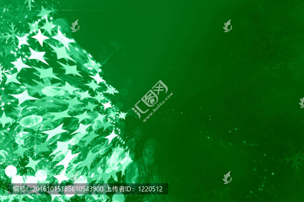 抽象的圣誕樹