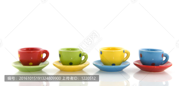 彩色陶器