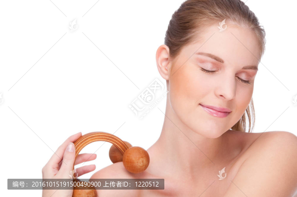 女人按摩