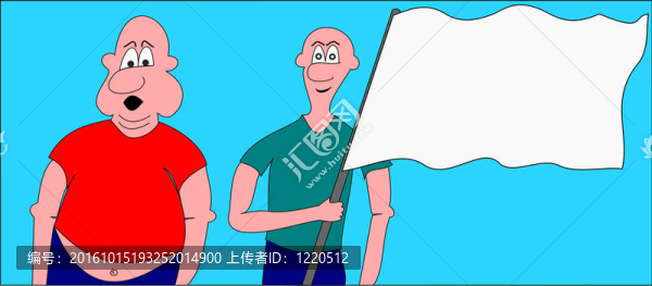 脂肪和瘦男人