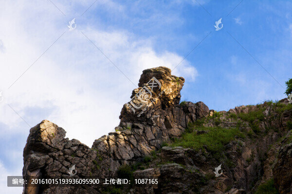 天然石獅
