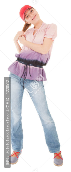 時(shí)髦女孩與棒球帽