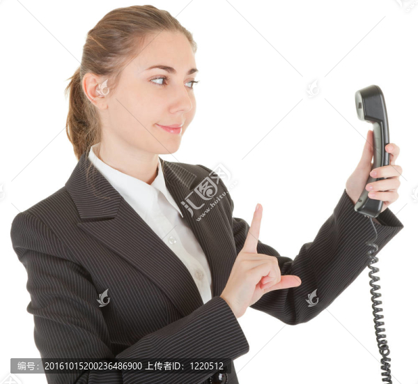 帶電話的情感女人