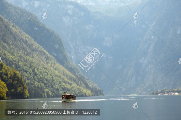 在巴伐利亞國王湖附近berchdesgaden船