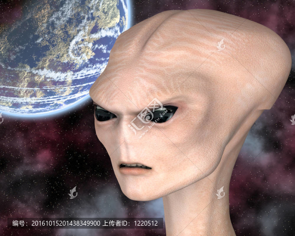 明星外星人肖像