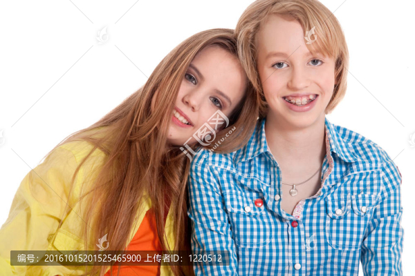 2個女孩的畫像