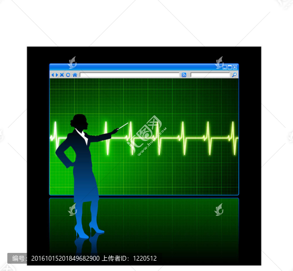 原創(chuàng)插畫與瀏覽器兼容的網(wǎng)頁背景的商業(yè)女性ai8脈沖