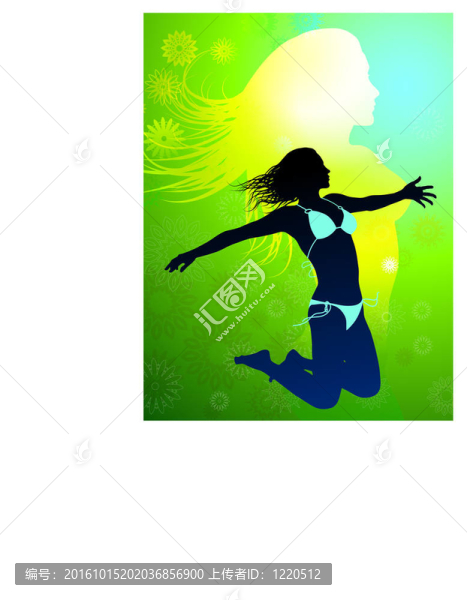 性感少女抽象互聯(lián)網(wǎng)背景