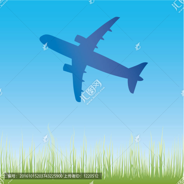 飛機(jī)航空輪廓。