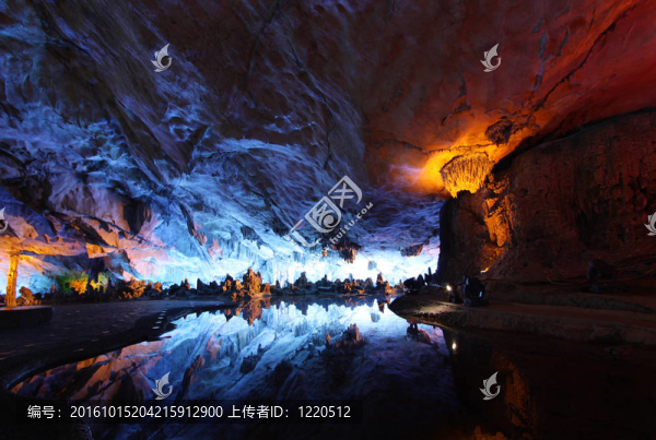 蘆笛巖水晶宮桂林廣西中國