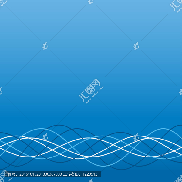 藍色波浪線背景