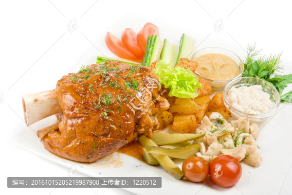 豬肉牛肉和蔬菜