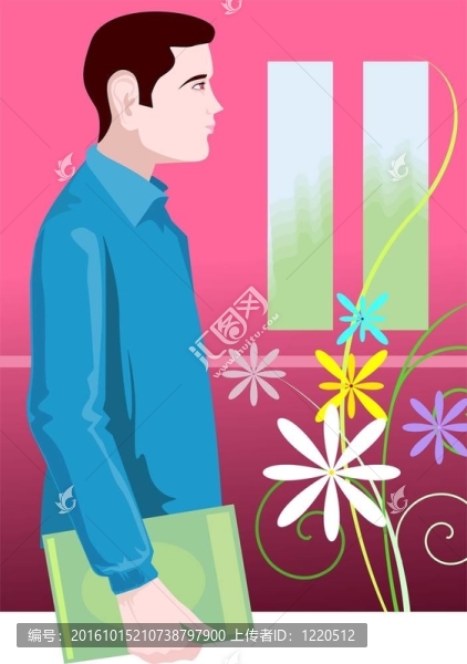 顏色背景的青少年
