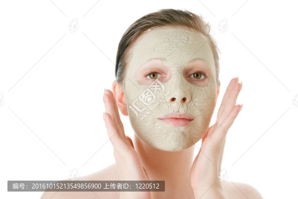 美麗女人用面膜