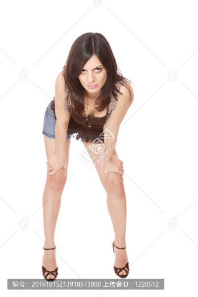 一個(gè)清新可愛的女人的肖像