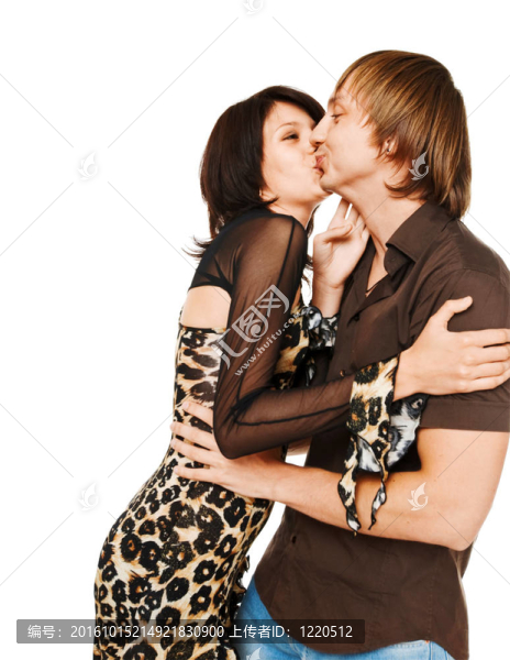 白色的年輕夫婦