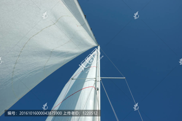 帆和桅桿