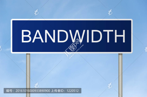 具有文字帶寬的路標