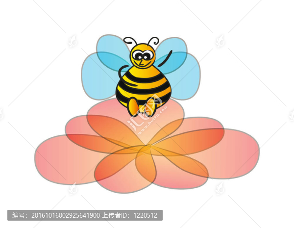 白色的蜜蜂