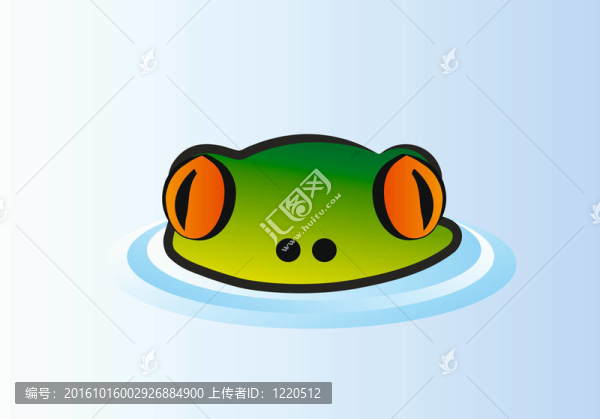 青蛙在水