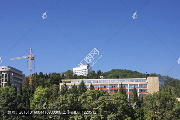 在索契市美麗的建筑