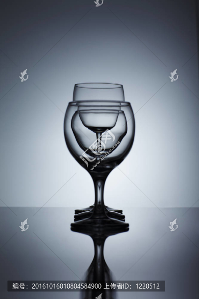 純玻璃酒杯