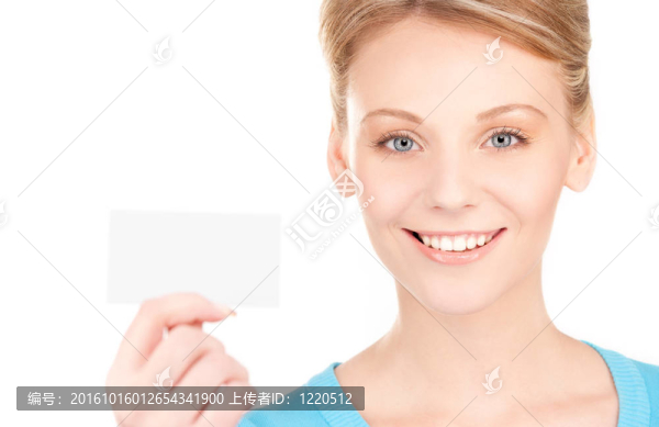 快樂(lè)女孩帶名片