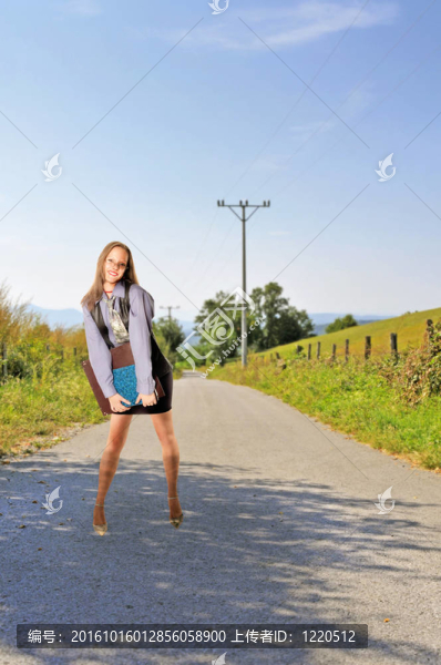 女商人在路上