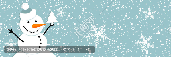 快樂(lè)雪人；圣誕卡